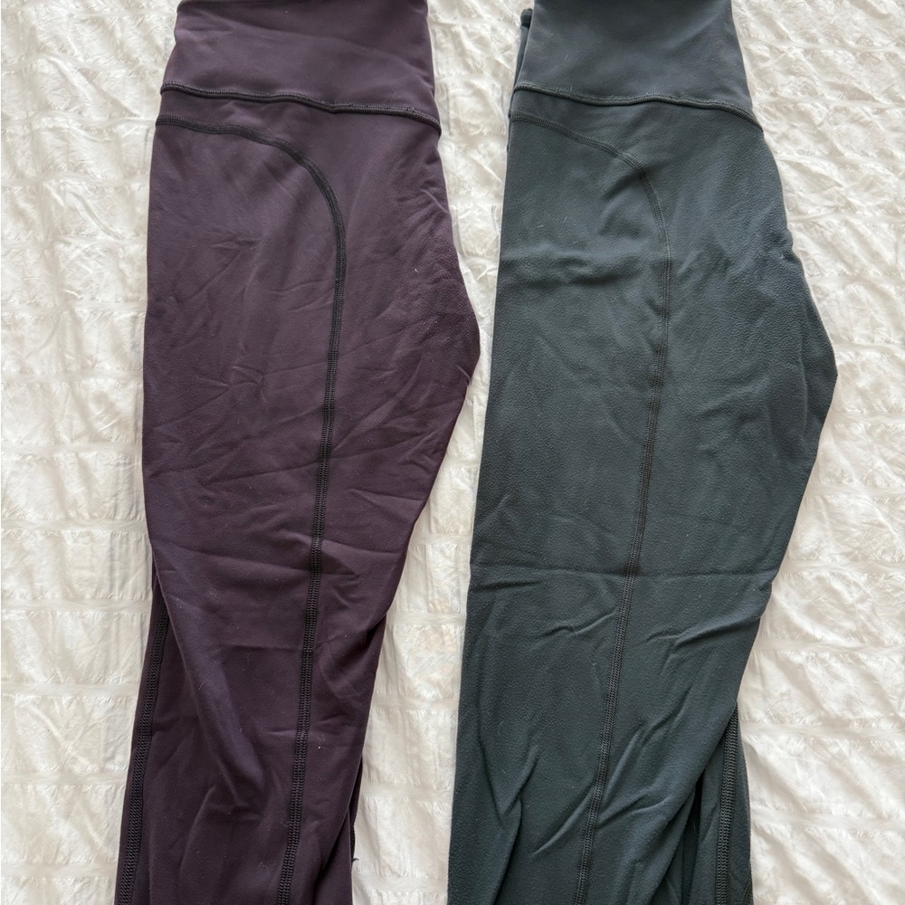 lululemon athletica discontinued size 4 Women's Leggings in Purple and blue